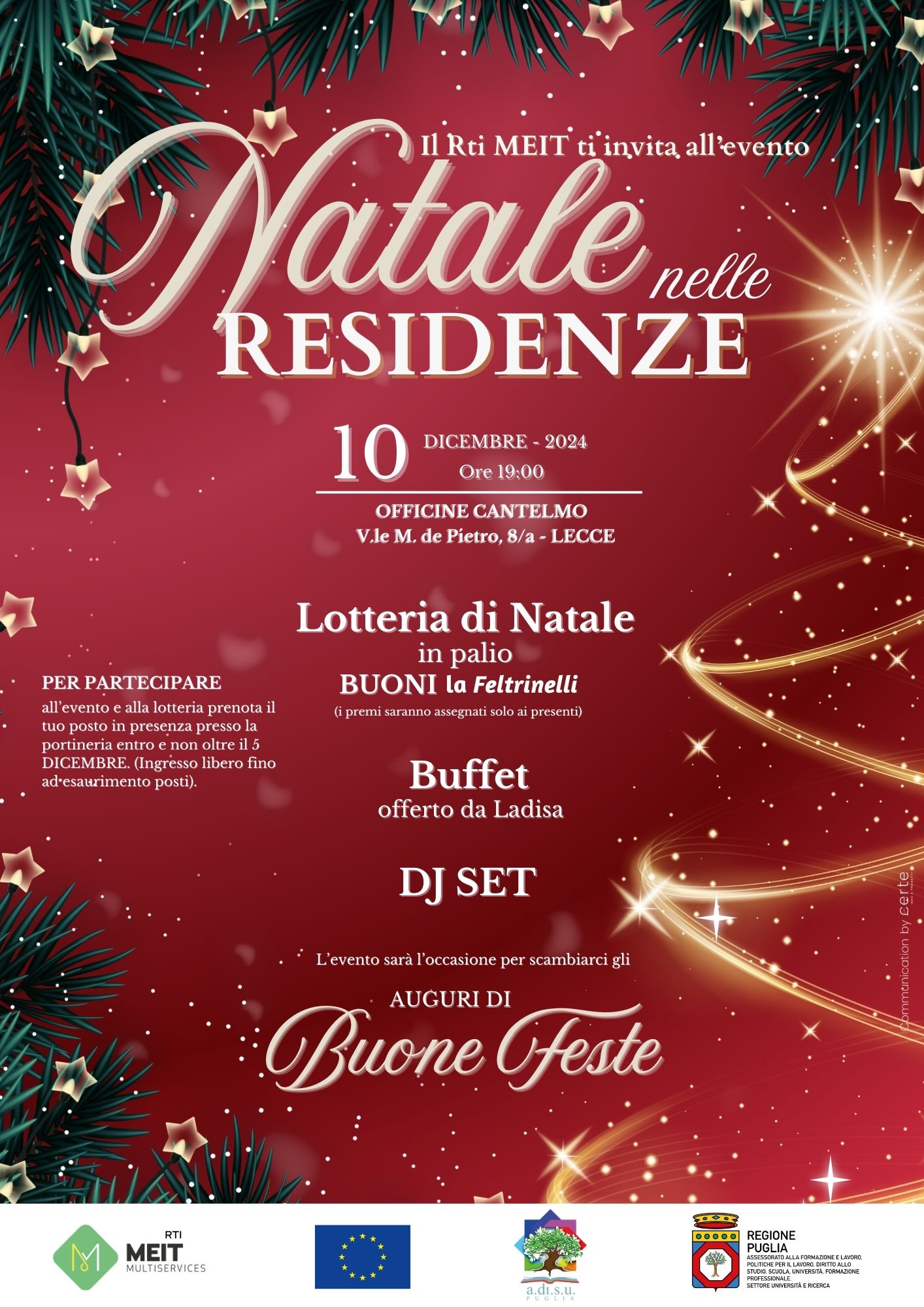 Immagine di copertina per Natale nelle Residenze - Lecce 