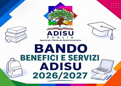 ADISU Puglia - Borse di studio. Pubblicato il Bando Benefici e Servizi ...