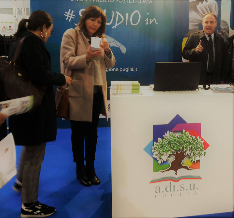 L\'Adisu Puglia al Salone dello Studente 2018